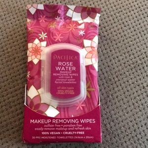 Pacífica rose water makeup removing wipes